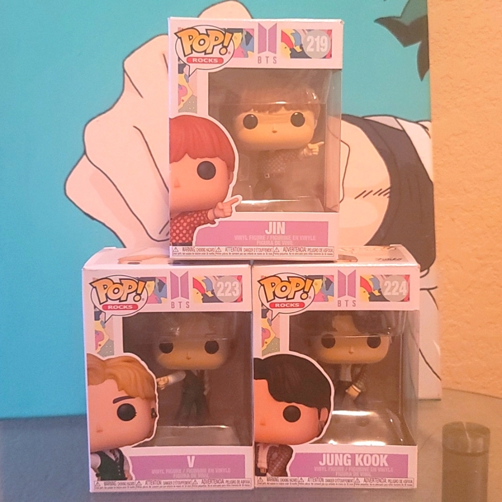 BTS Dynamite Pop Rocks set #219, 223 & 224 in box